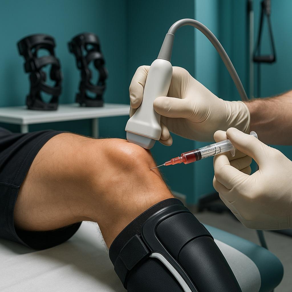 تزریق PRP در مفصل زانو